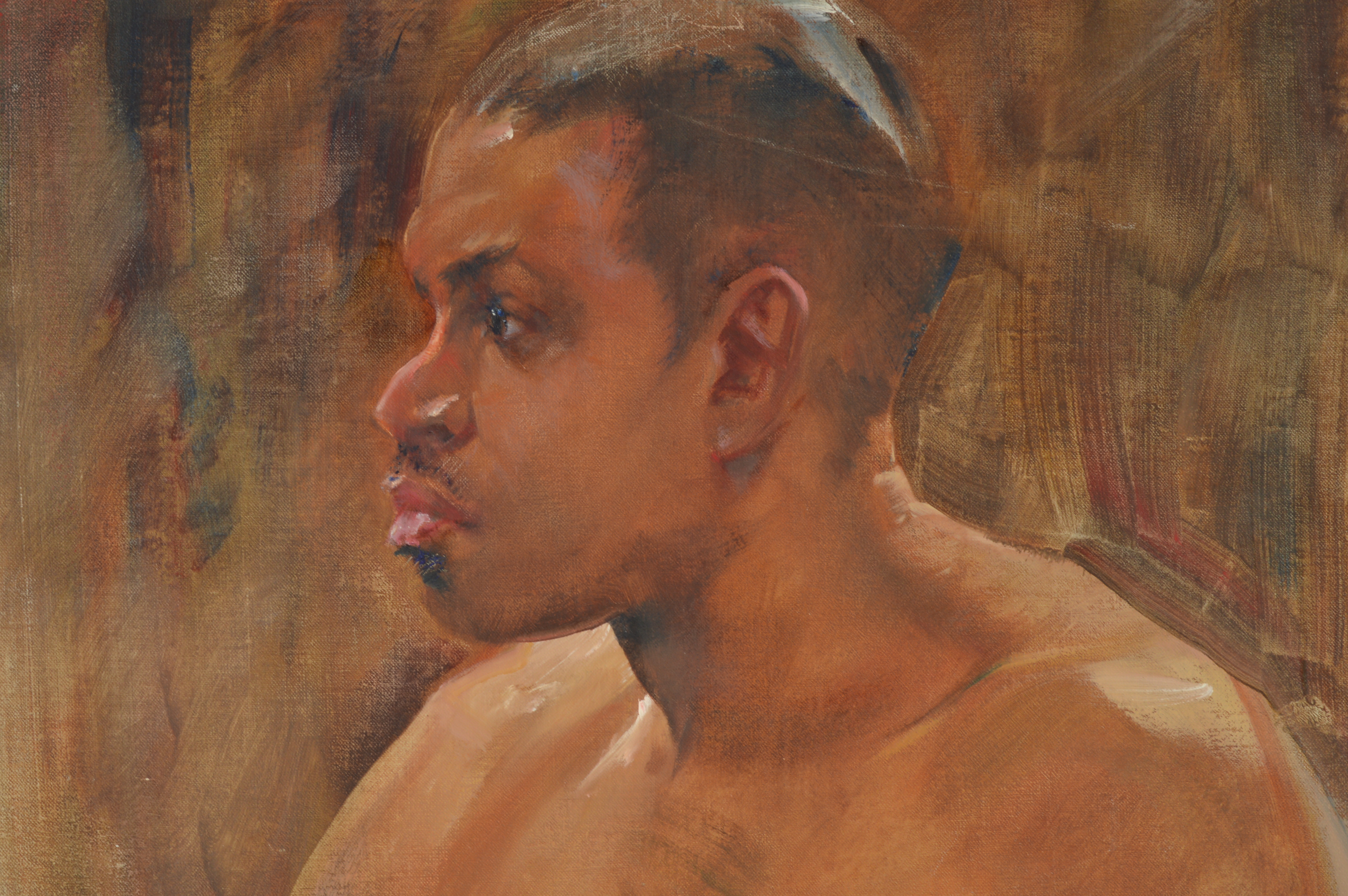 Dr. Wesley Kime, Painting, Oil on Academy Board