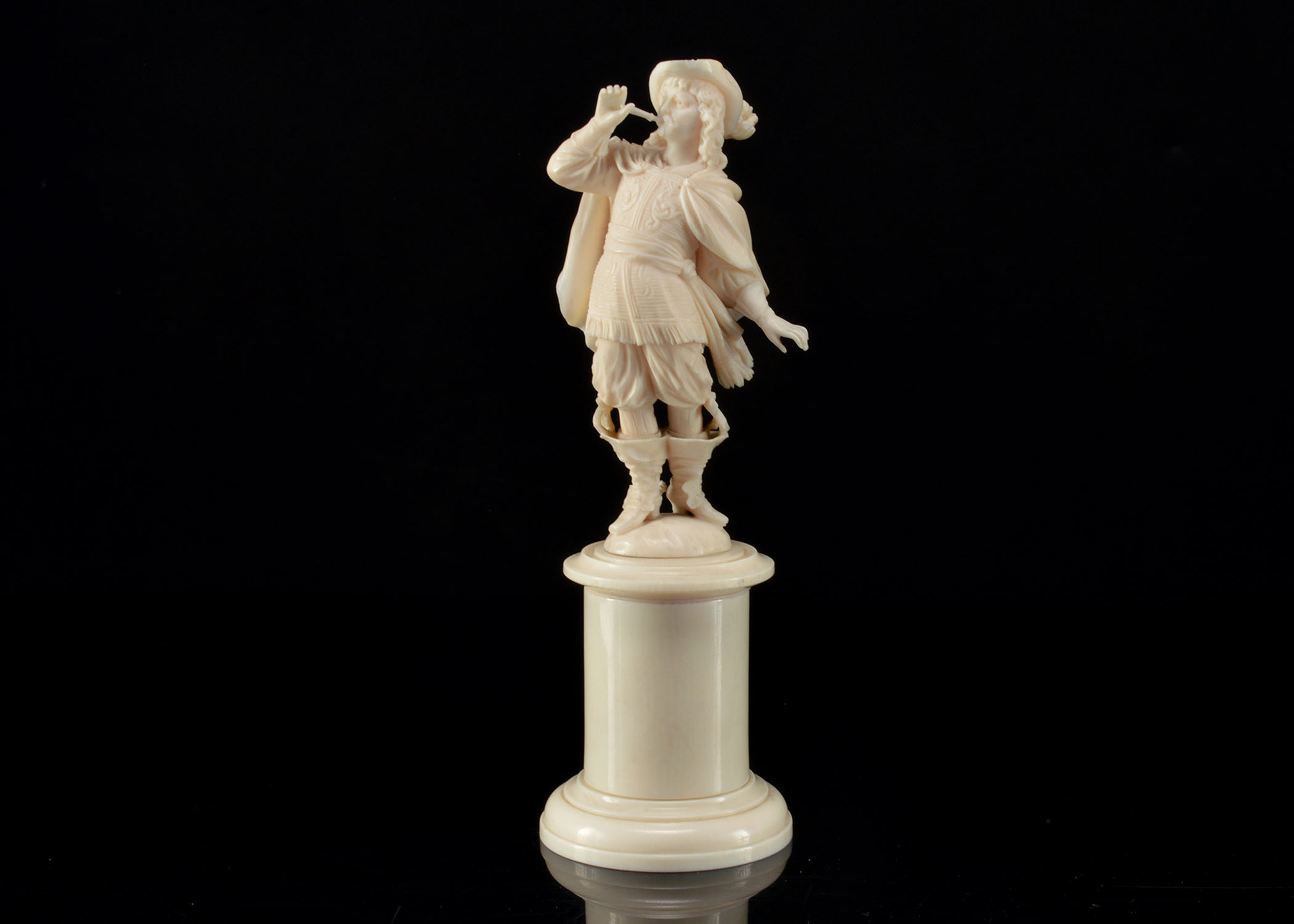 Hand-Carved Ivory Figurine 