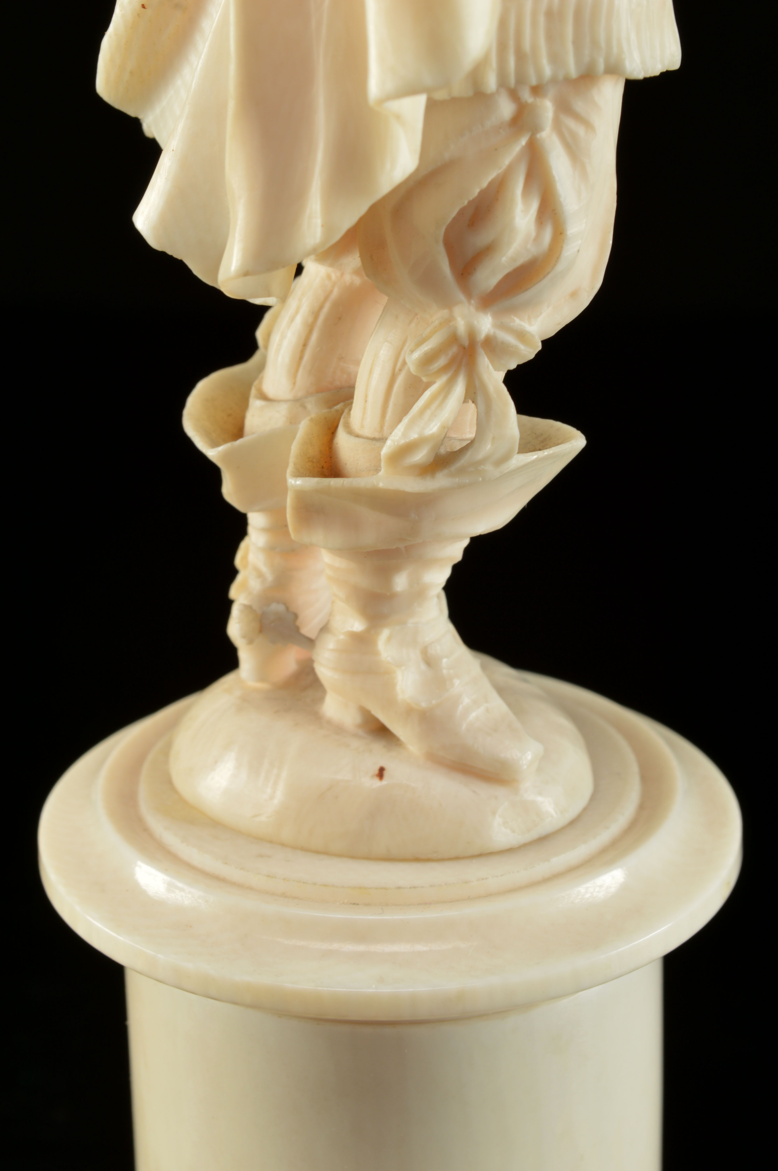 Hand-Carved Ivory Figurine 