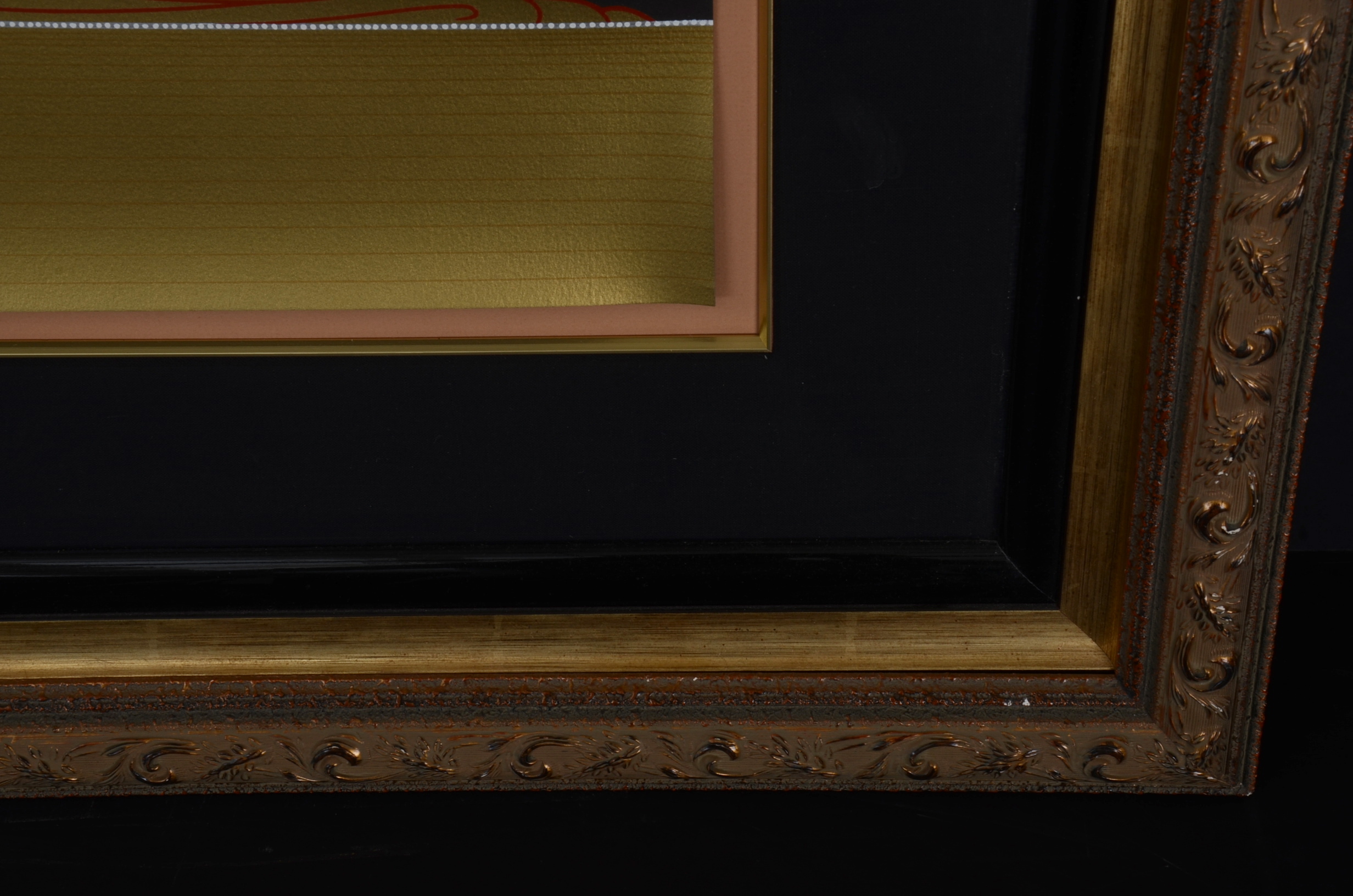 Original Erte Serigraph with Gold Foil Stamping