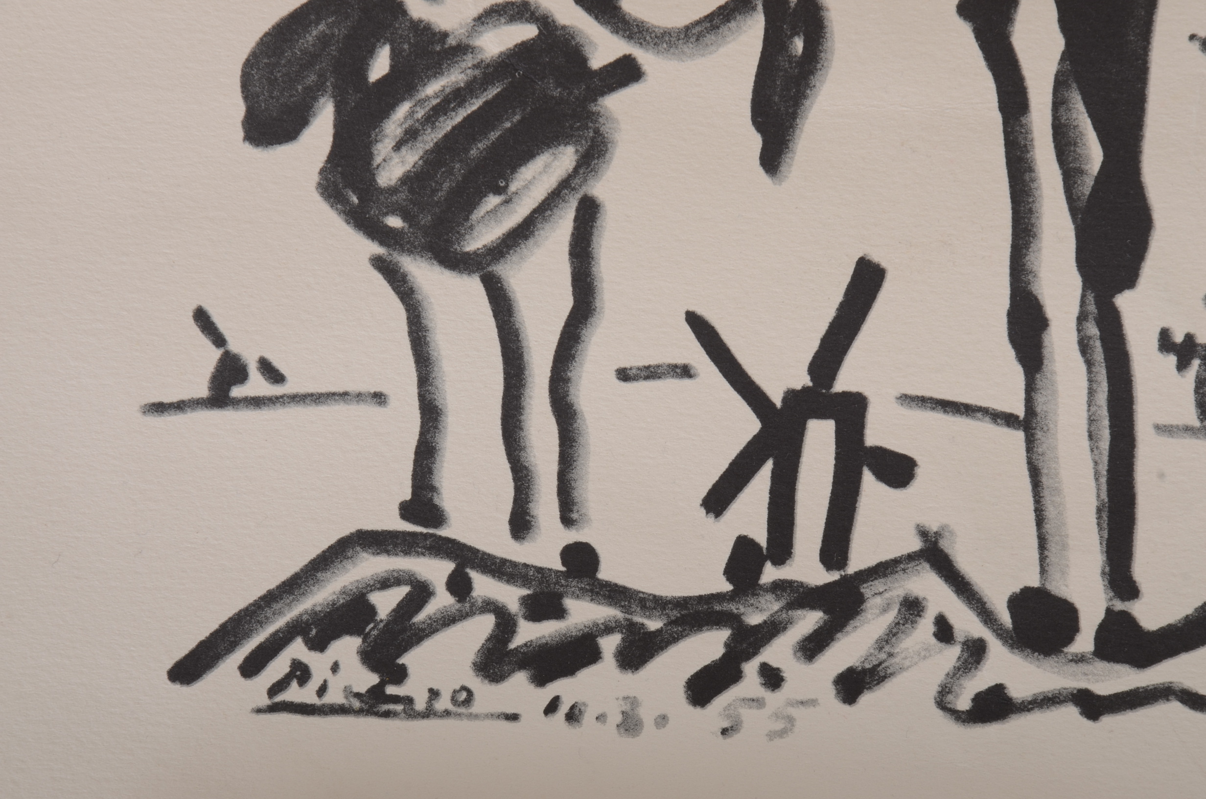 Original Picasso Don Quixote Stone Lithograph