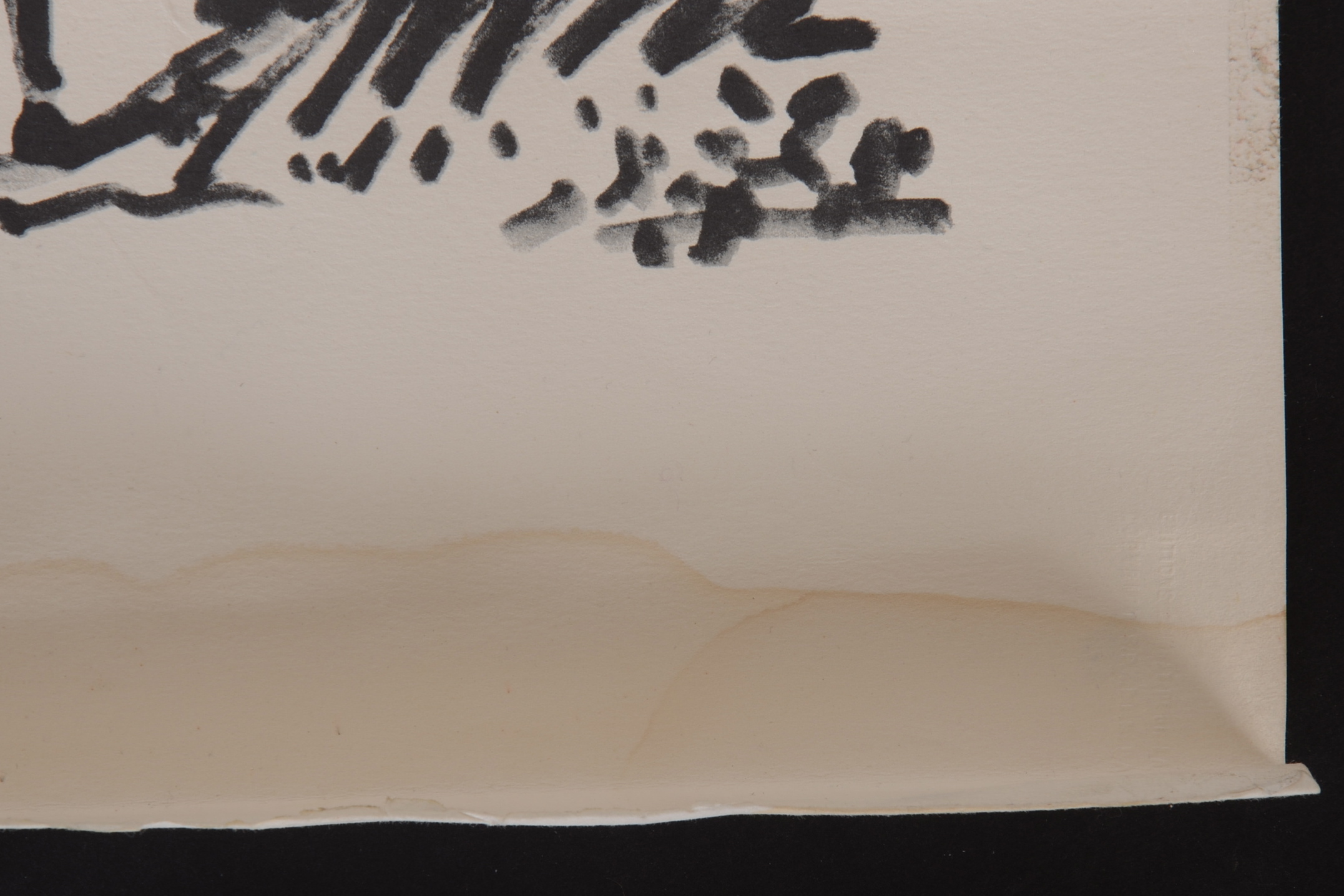 Original Picasso Don Quixote Stone Lithograph