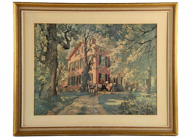 Photo Offset Lithography of a Haddon Sundblom Painting 