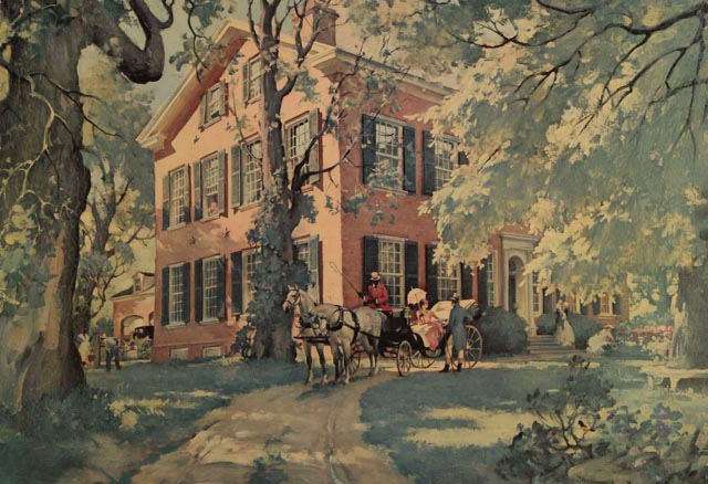 Photo Offset Lithography of a Haddon Sundblom Painting 