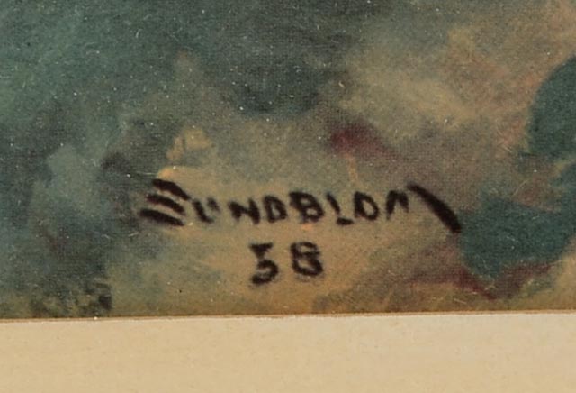 Photo Offset Lithography of a Haddon Sundblom Painting 