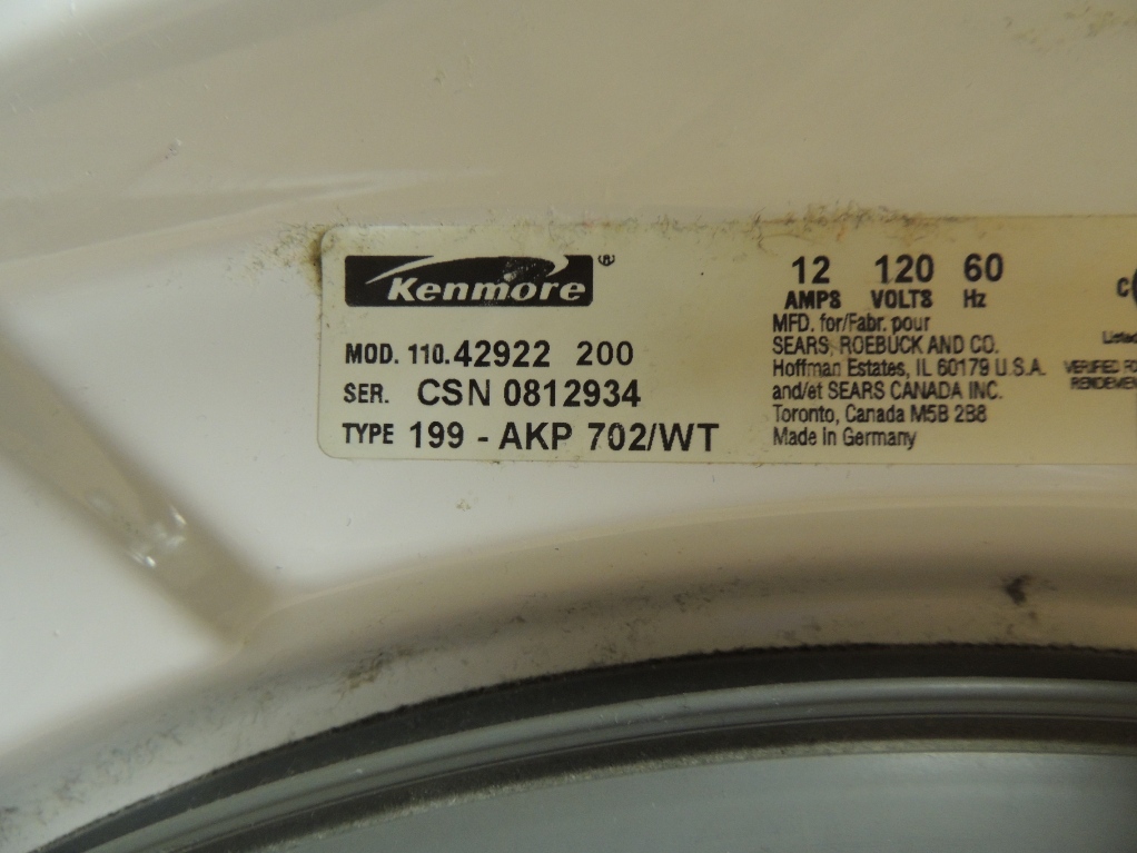 Kenmore HE3T Front Loading Automatic Washer