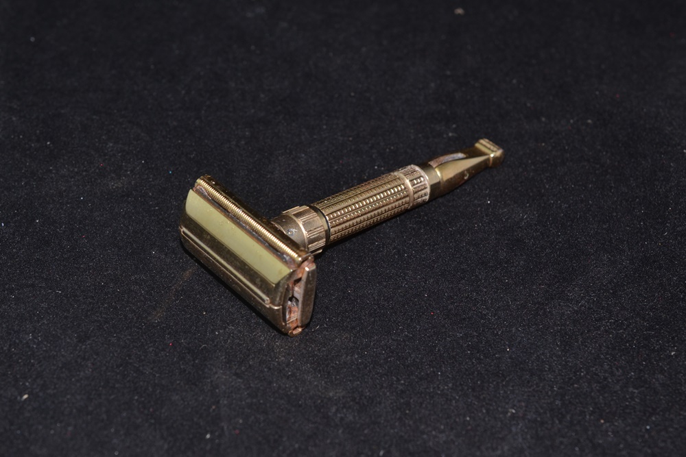 Vintage Rolls Razor Strop And A Gillette Safety Razor