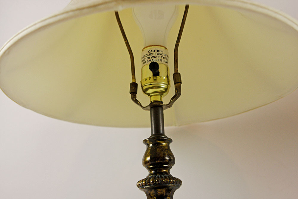 Marble and Brass Lamp Lot