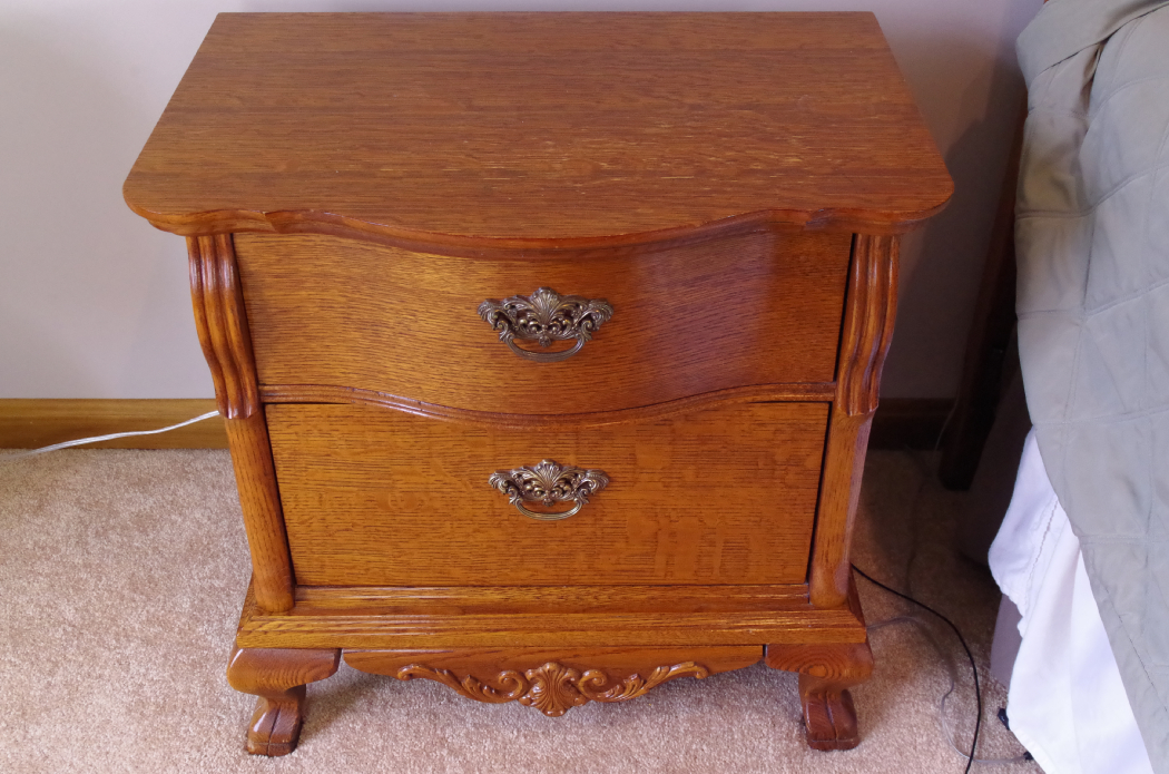 Lexington "Victorian Sampler" Red Oak Nightstand