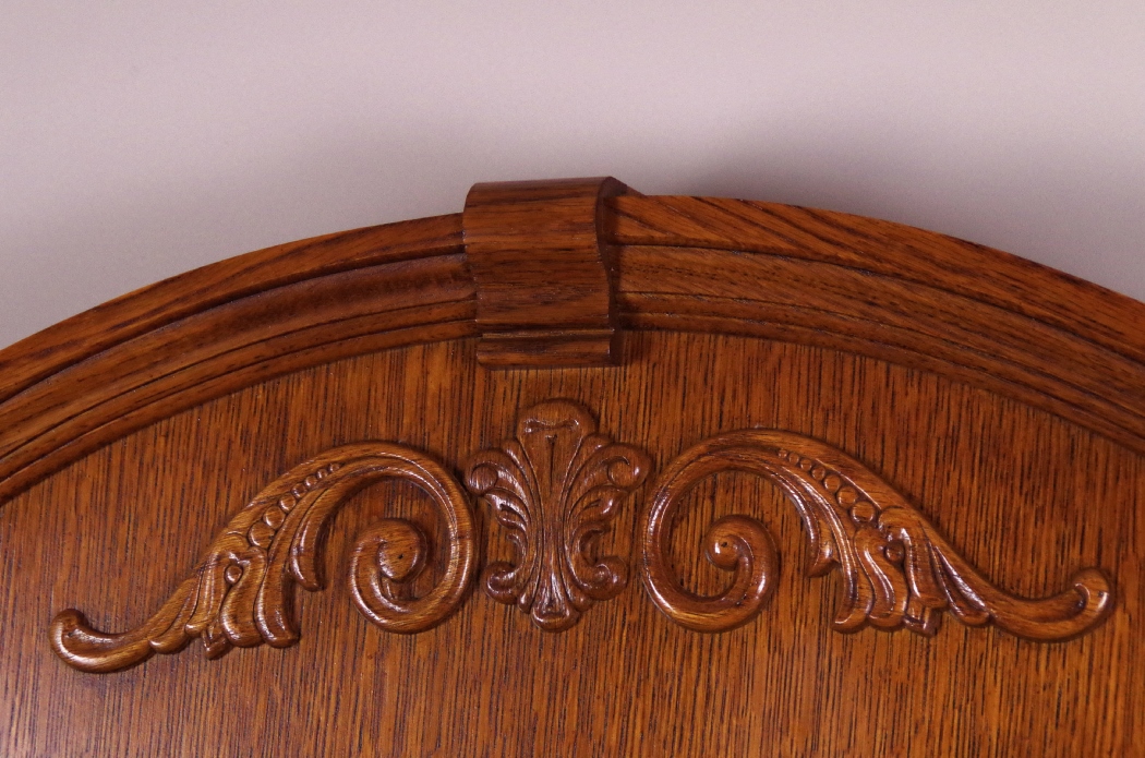 Lexington "Victorian Sampler" Oak Side by Side Secretary Cabinet