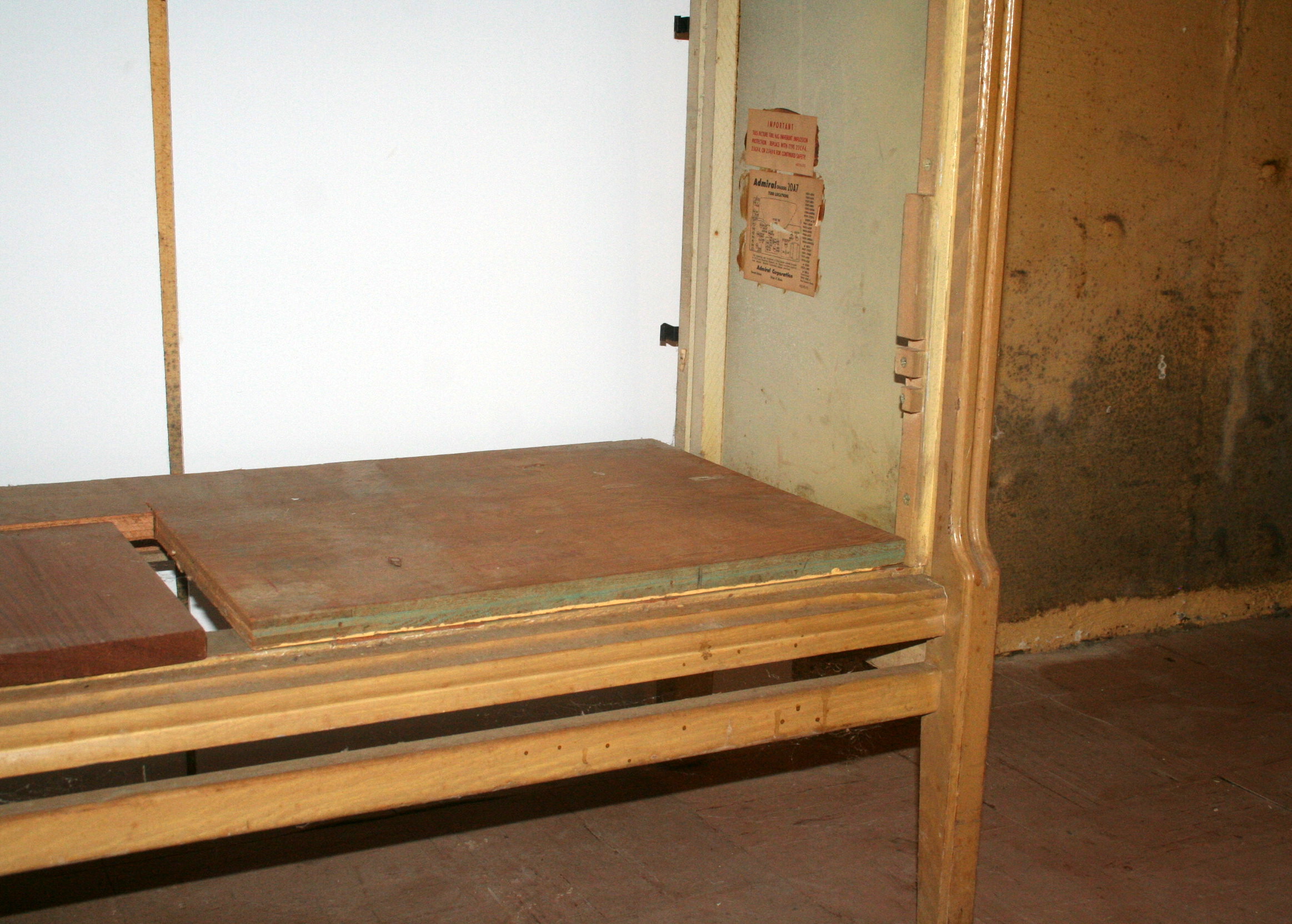 Vintage Admiral Television Cabinet