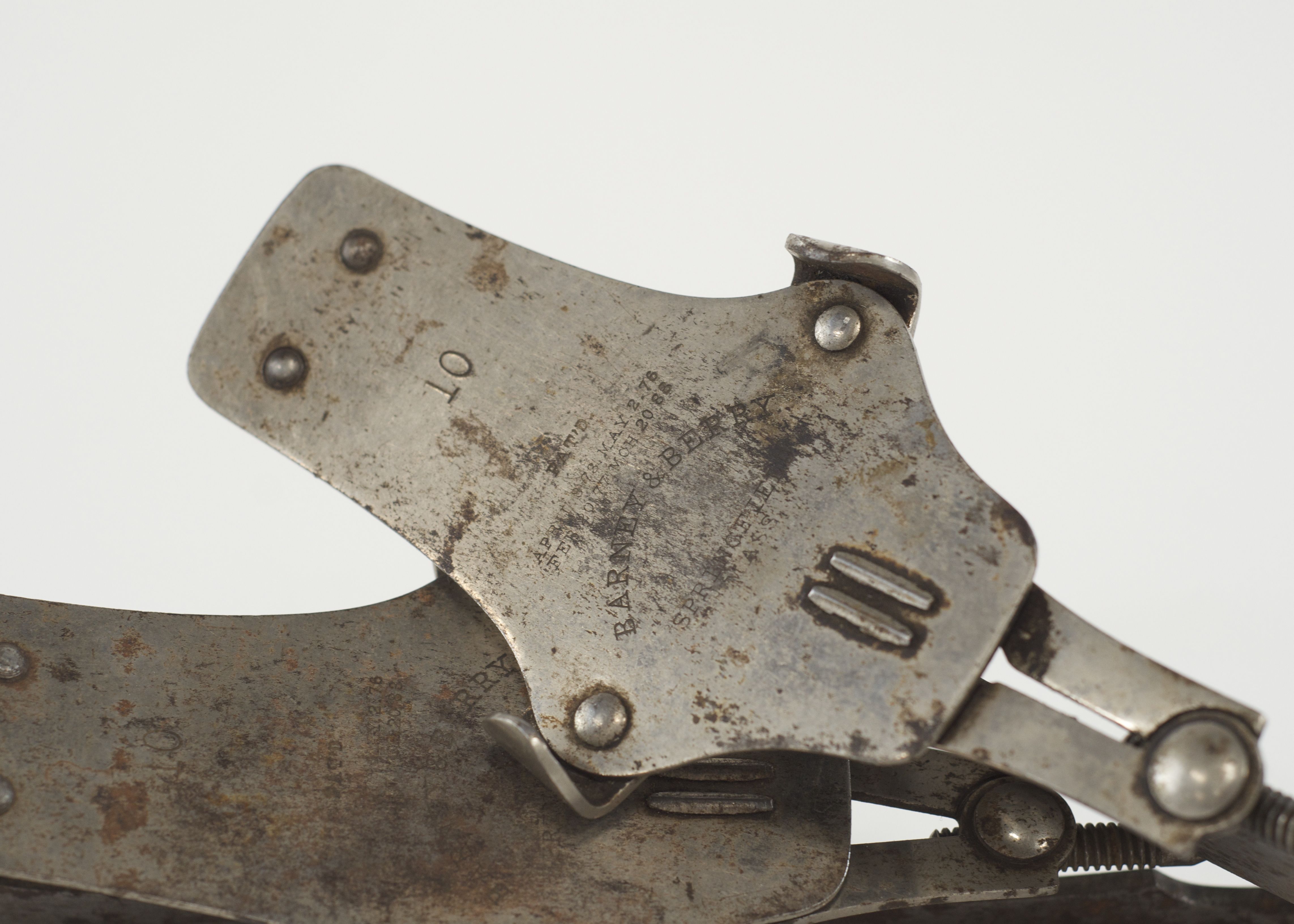 Pair of Vintage Ice Skating Blades by Barney & Berry