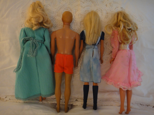 Vintage 1960s Barbie and Ken Dolls