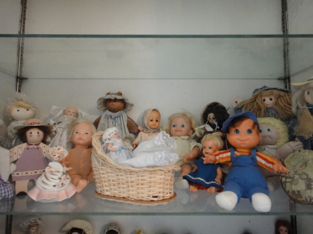 Three Shelf Doll Collection