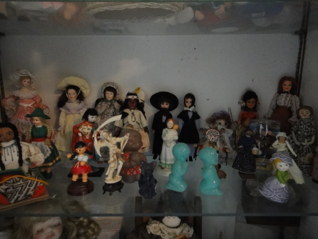 Three Shelf Doll Collection