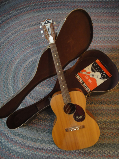 Vintage 1960s Kay Acoustic Guitar