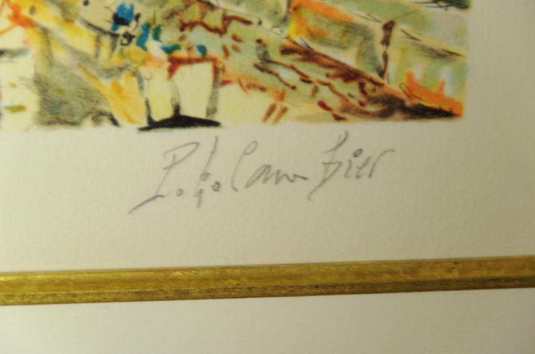 Signed Limited Edition Print by Artist Pierre Eugene Cambier