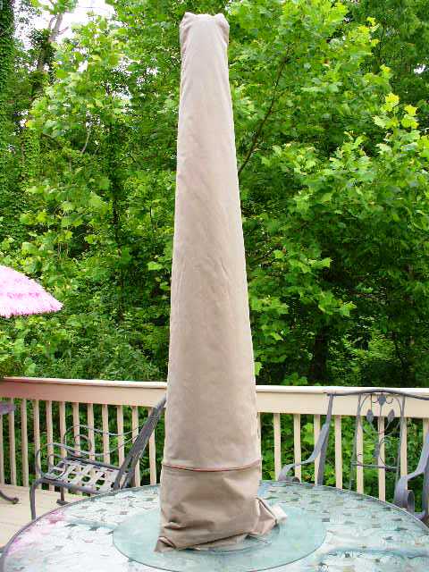 Etched Glass Table with Lazy Susan, Umbrella and Five Chairs