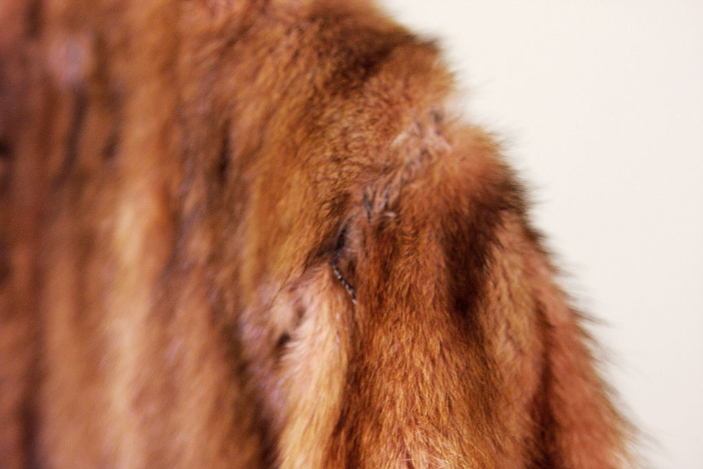 Russian Fitch Fur Coat