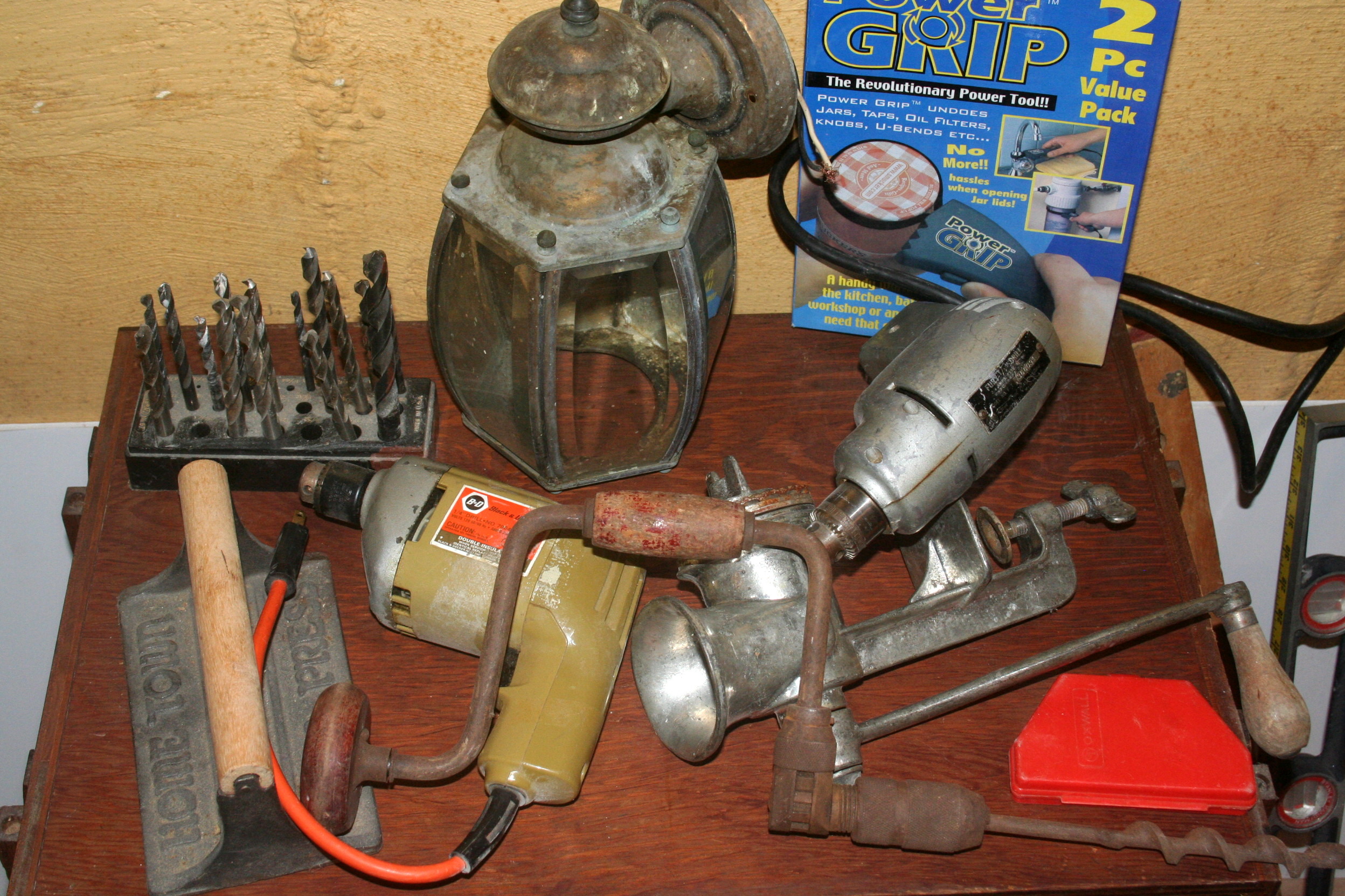 Vintage Cabinet and Tools