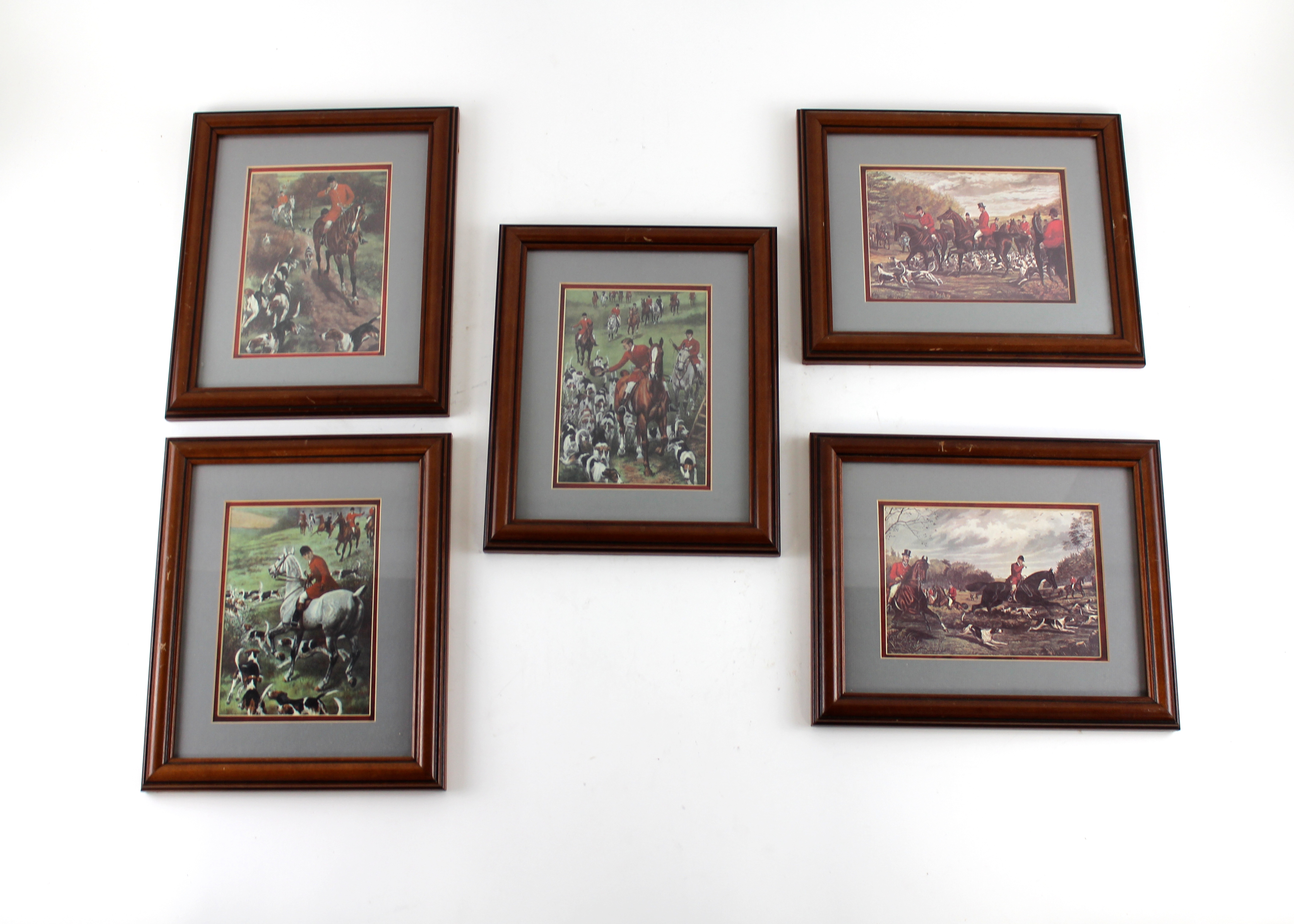 Set of Five Prints of W. Shayer Engravings