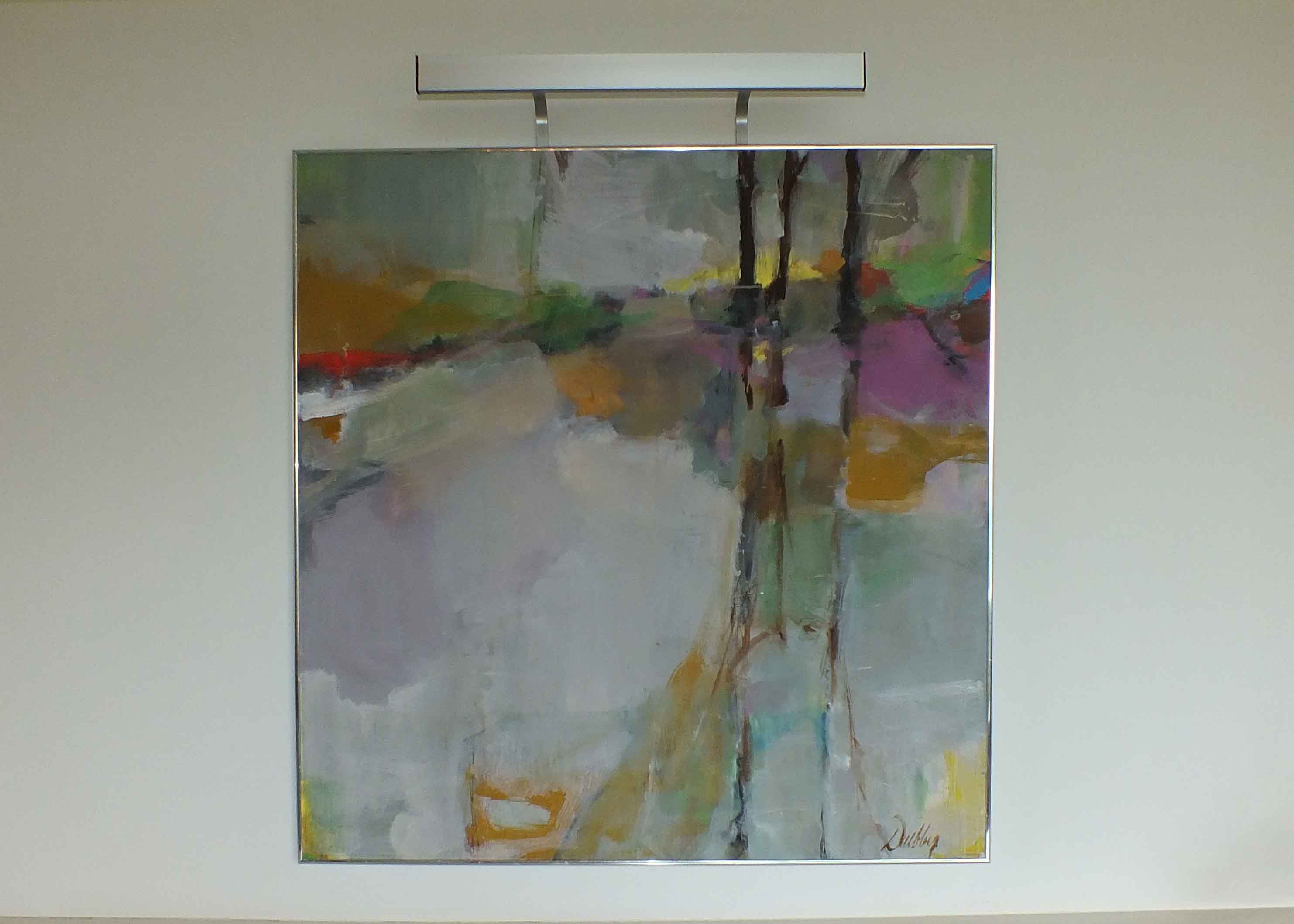 William Duebber Original Acrylic Painting, "Reflections"