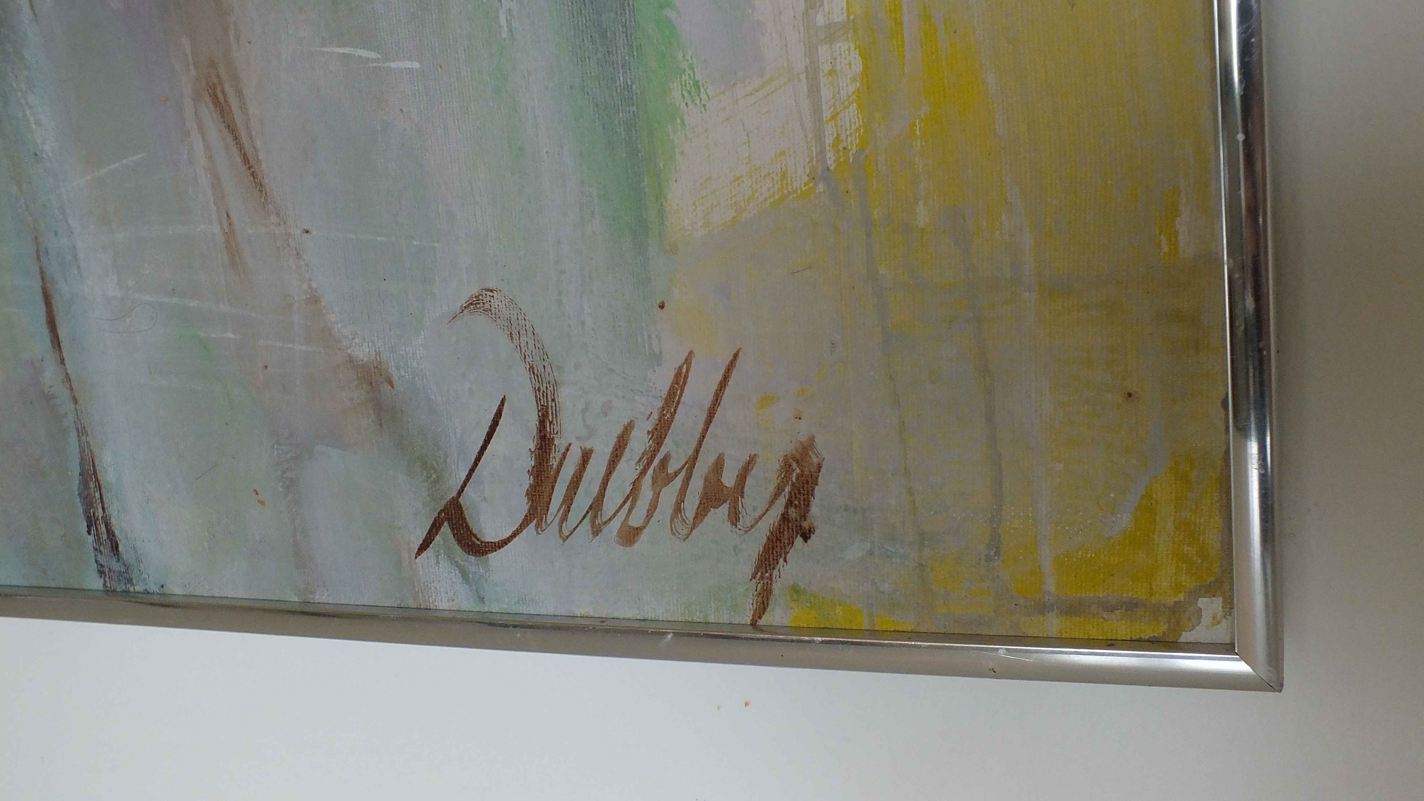 William Duebber Original Acrylic Painting, "Reflections"