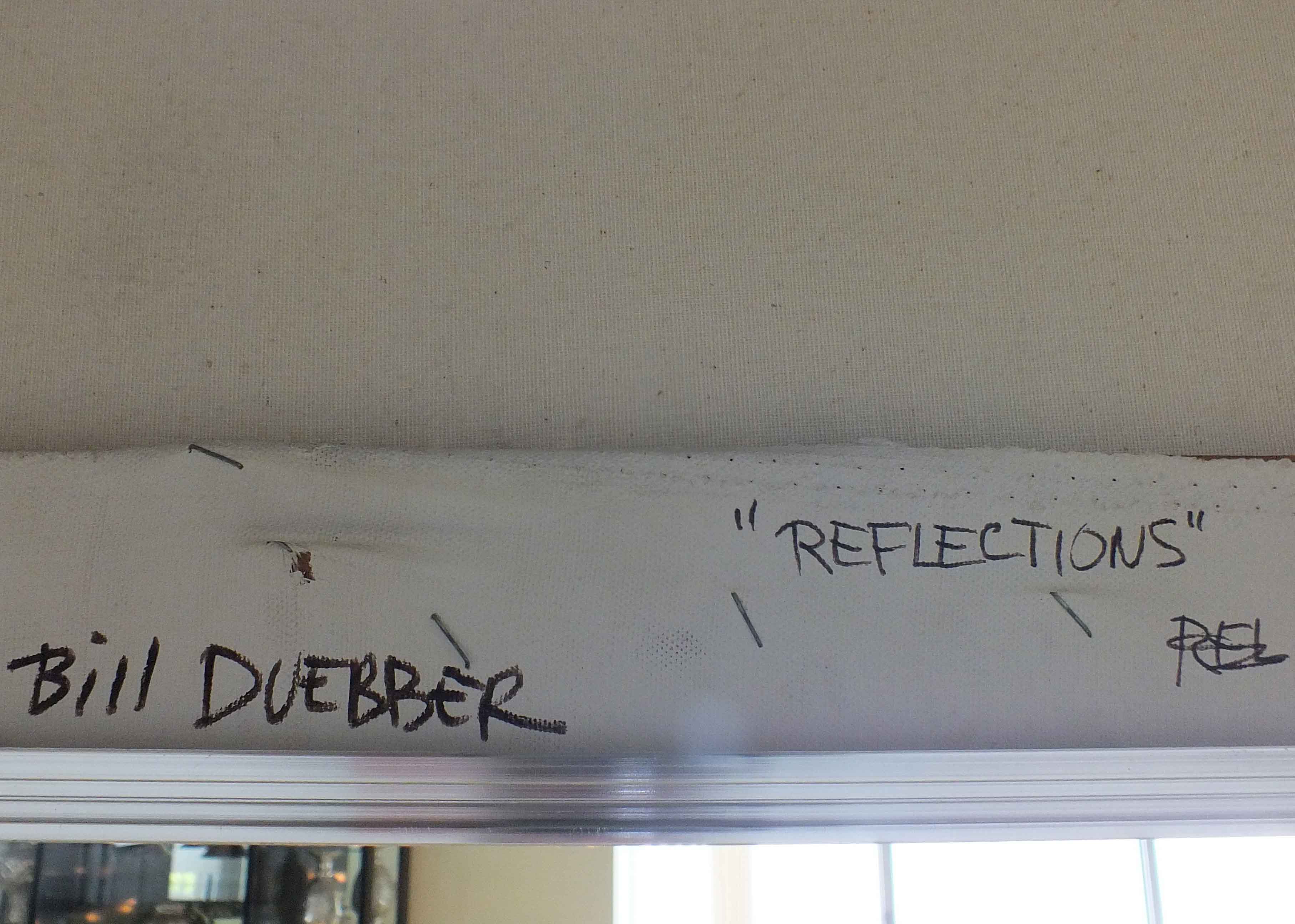 William Duebber Original Acrylic Painting, "Reflections"