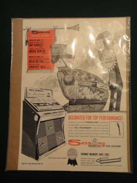 1961 Seeburg Jukebox and 45s