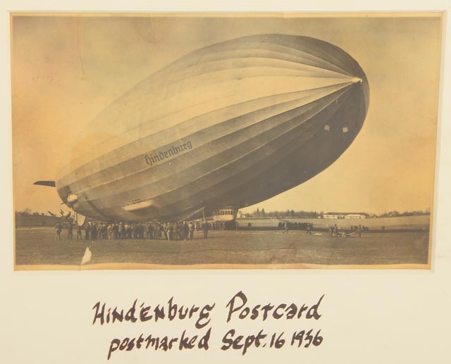 Original Hindenburg Postcard From 1936