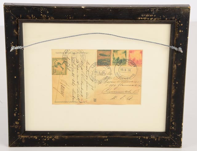 Original Hindenburg Postcard From 1936