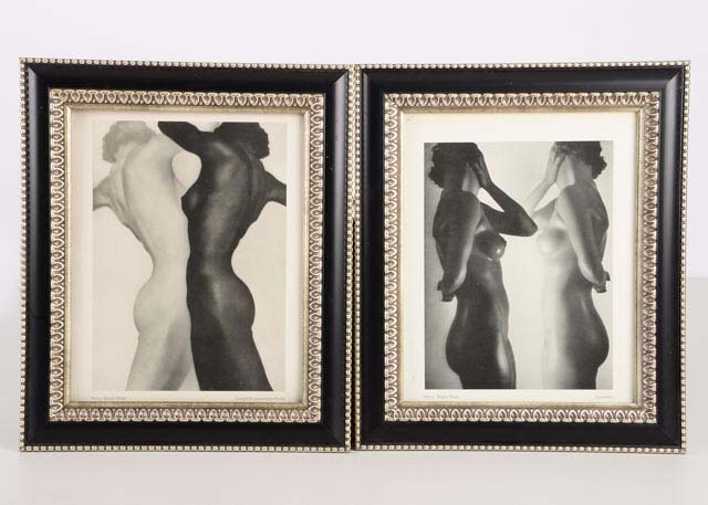 Heinz Hajek-Halke Framed Nude Photo Offset Lithograph Prints