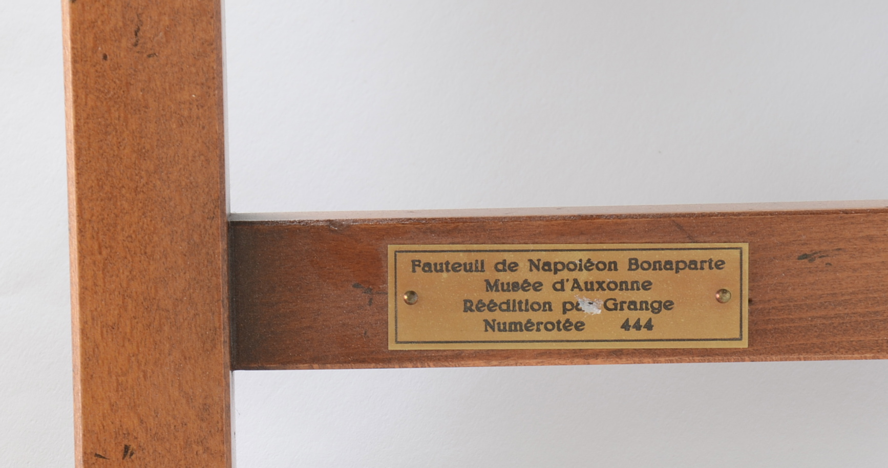 Leather Replica Napoleon Military Chair