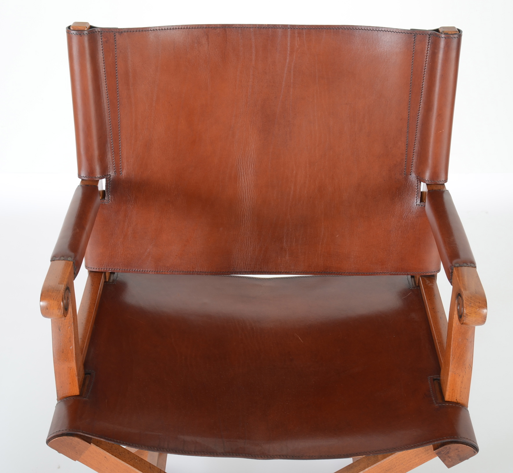 Leather Replica Napoleon Military Chair
