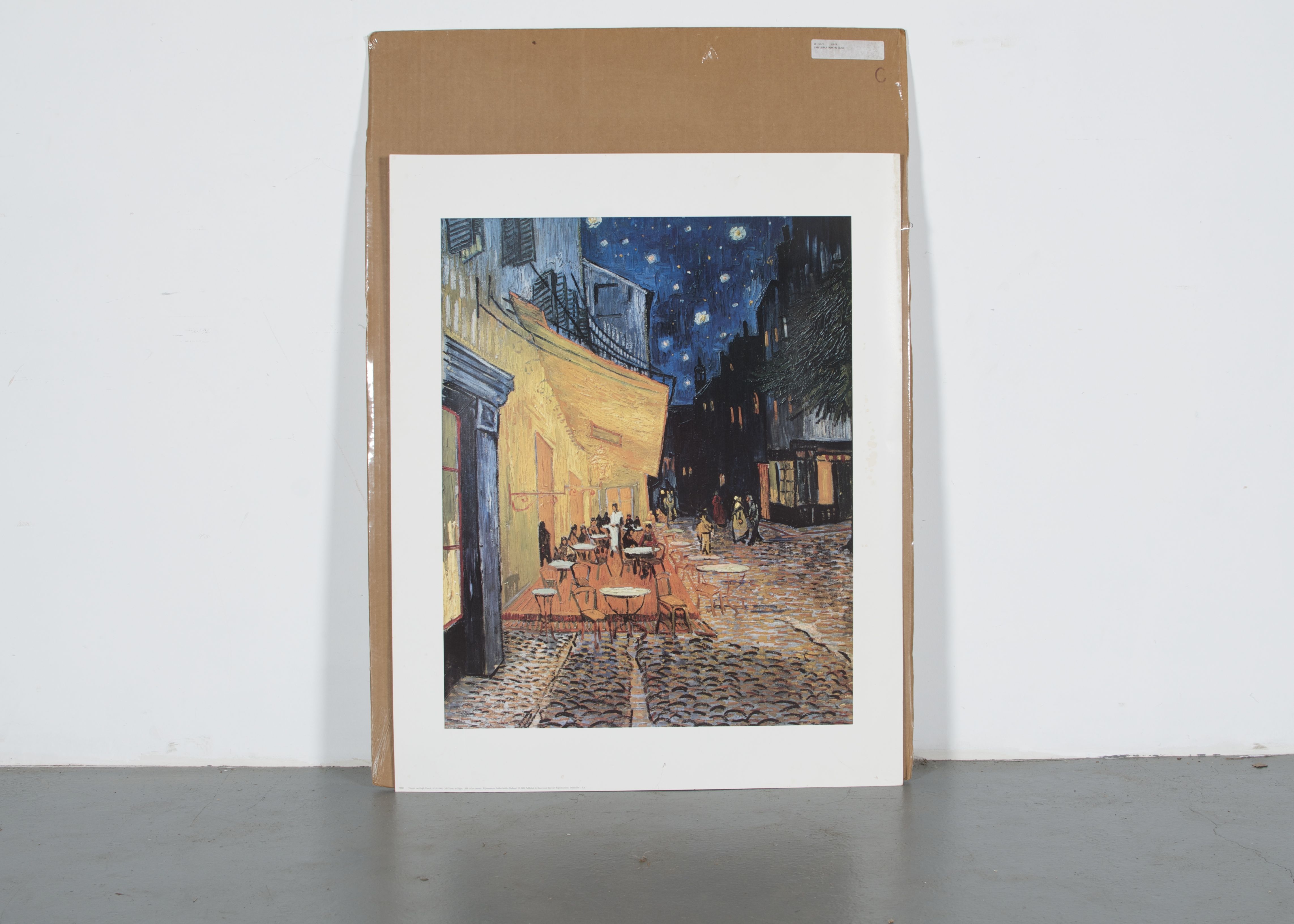 "Cafe Terrace at Night" Vincent Van Gogh Poster