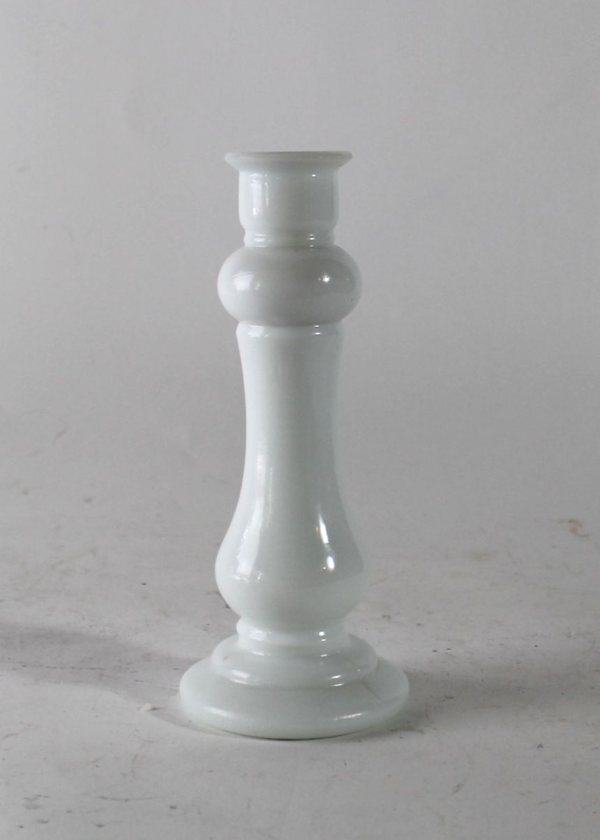 Wedgwood China and Milk Glass Flower Vases