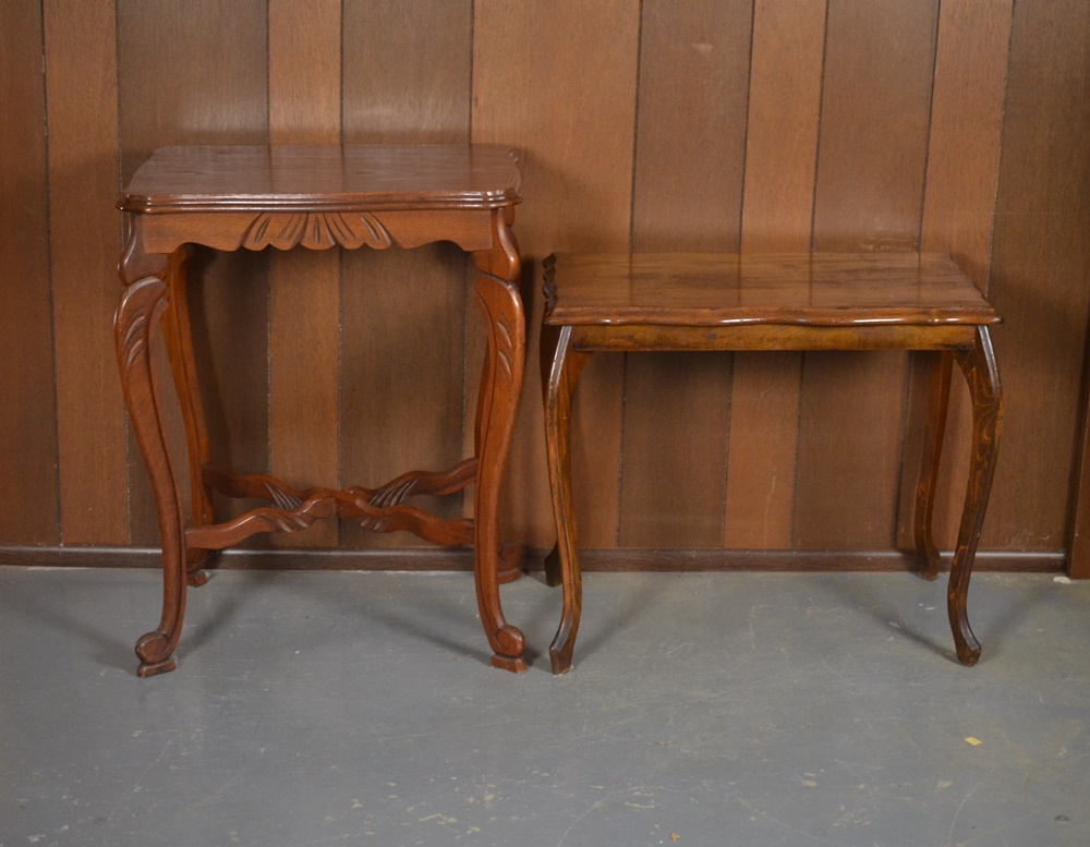 Two Vintage Side Tables