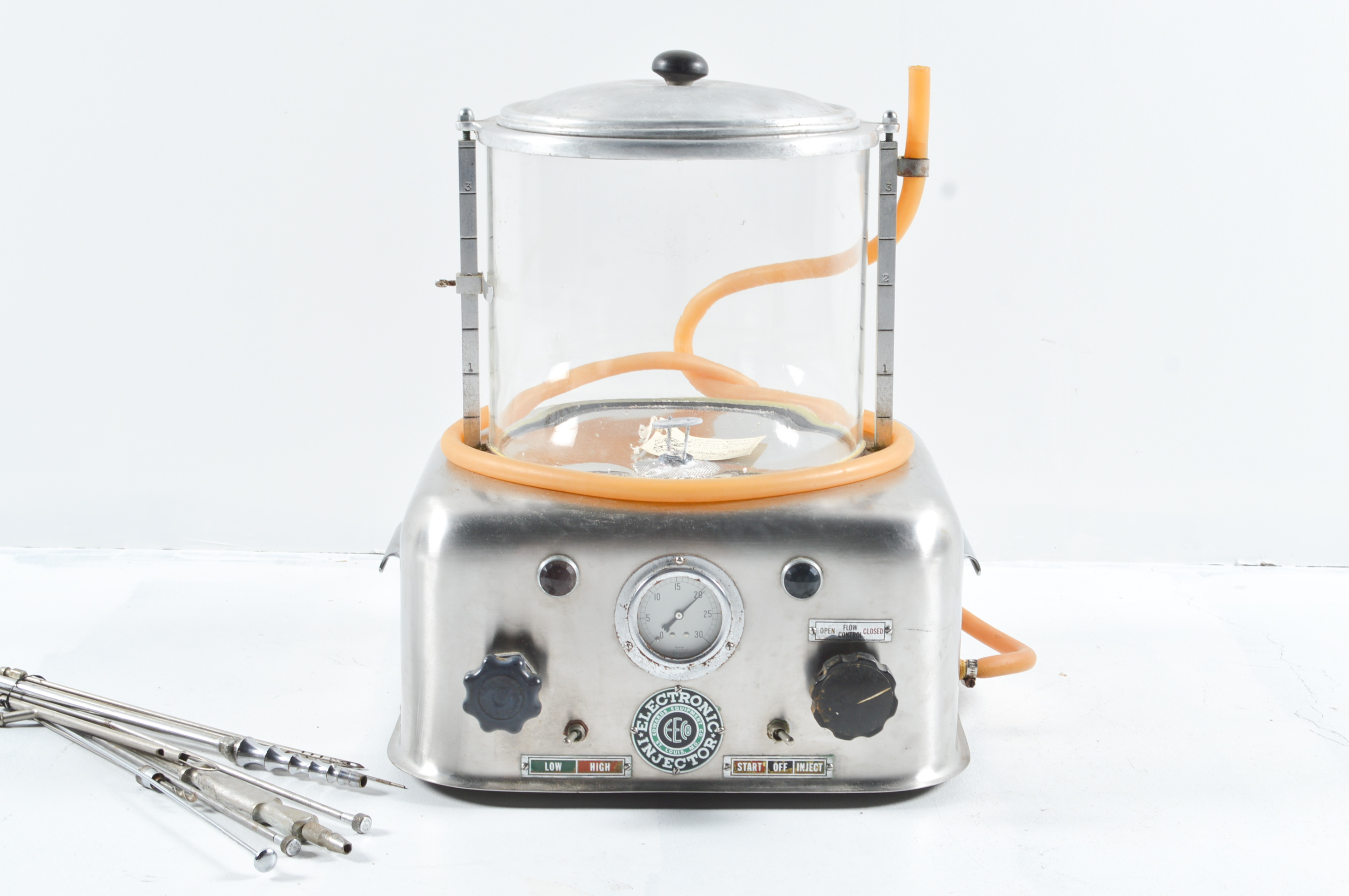 Vintage Duotronic Injector Embalming Machine with Parts 