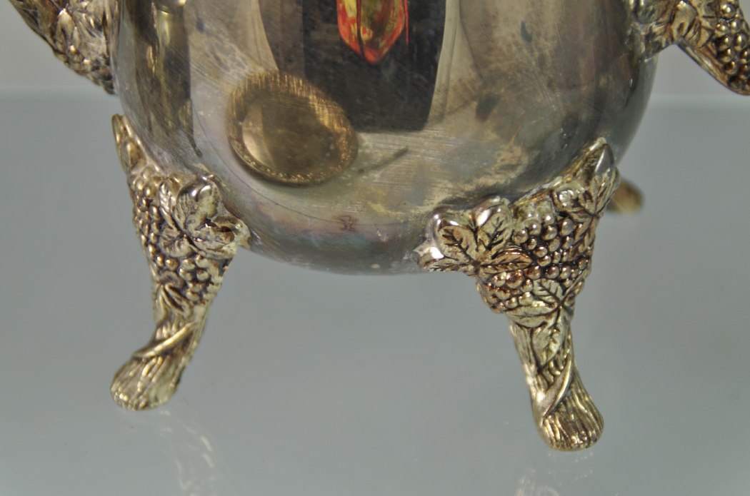 Vintage Silver-Plated Tea Service with Tray