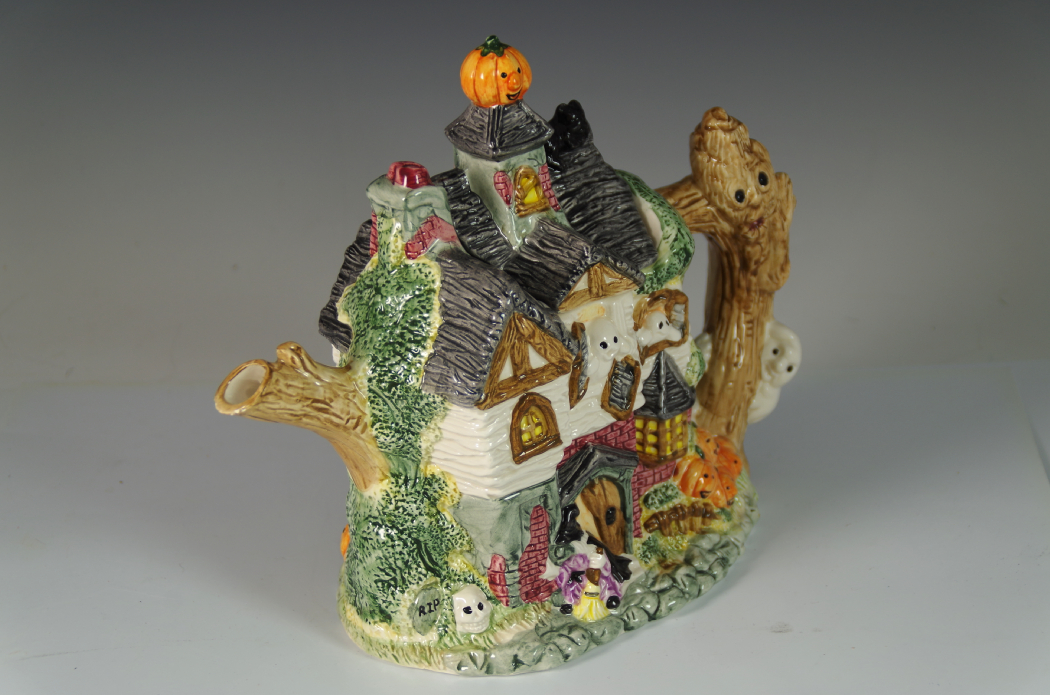 Fitz and Floyd 1993 Haunted House Pitcher