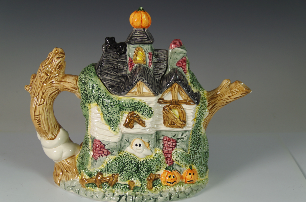 Fitz and Floyd 1993 Haunted House Pitcher