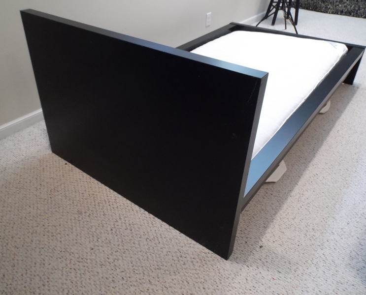 Ikea Sultan Twin Platform Bed and Mattress