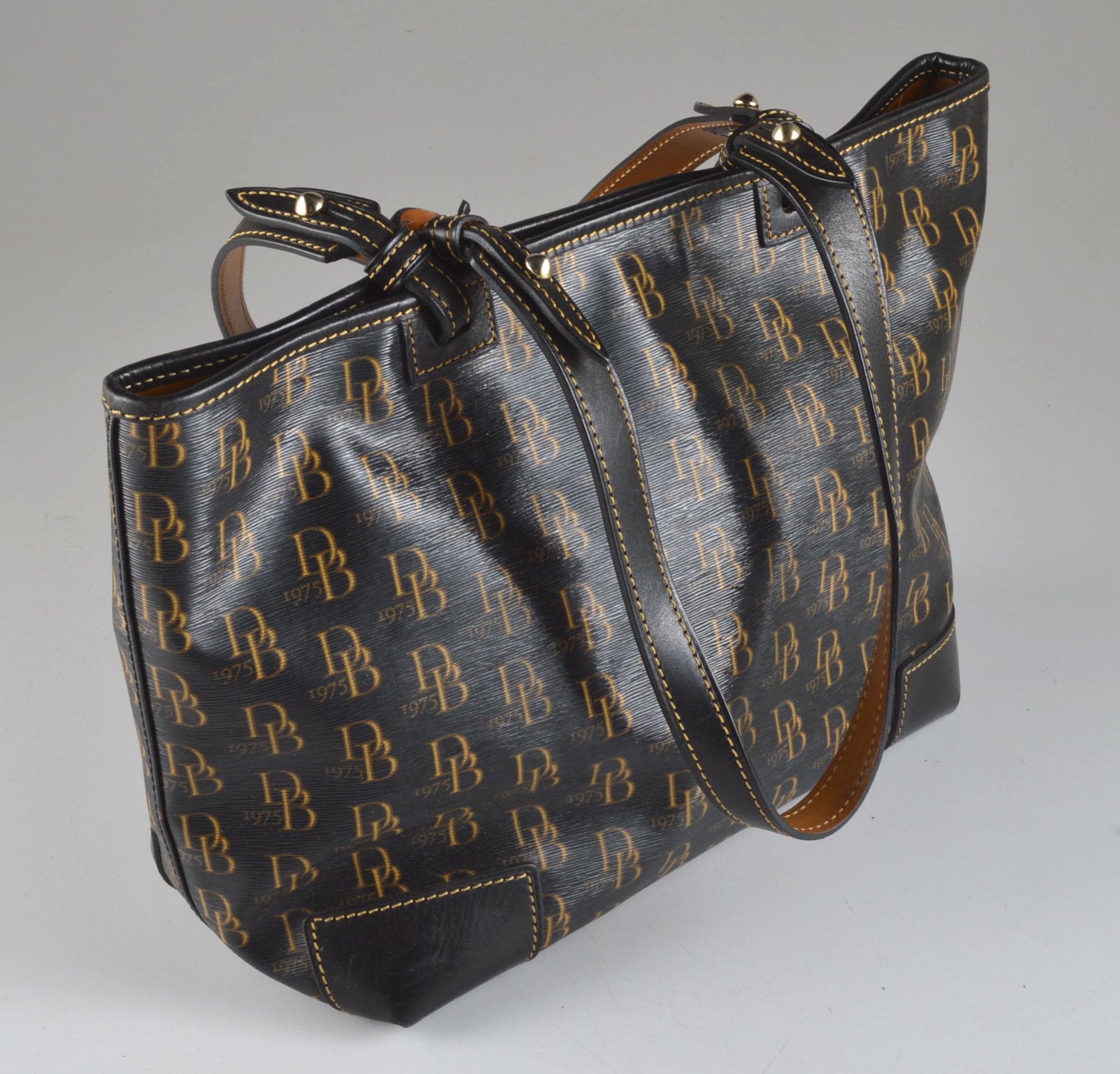 Dooney & Bourke 1975 Signature Series Logo Susanna Shoulder Bag