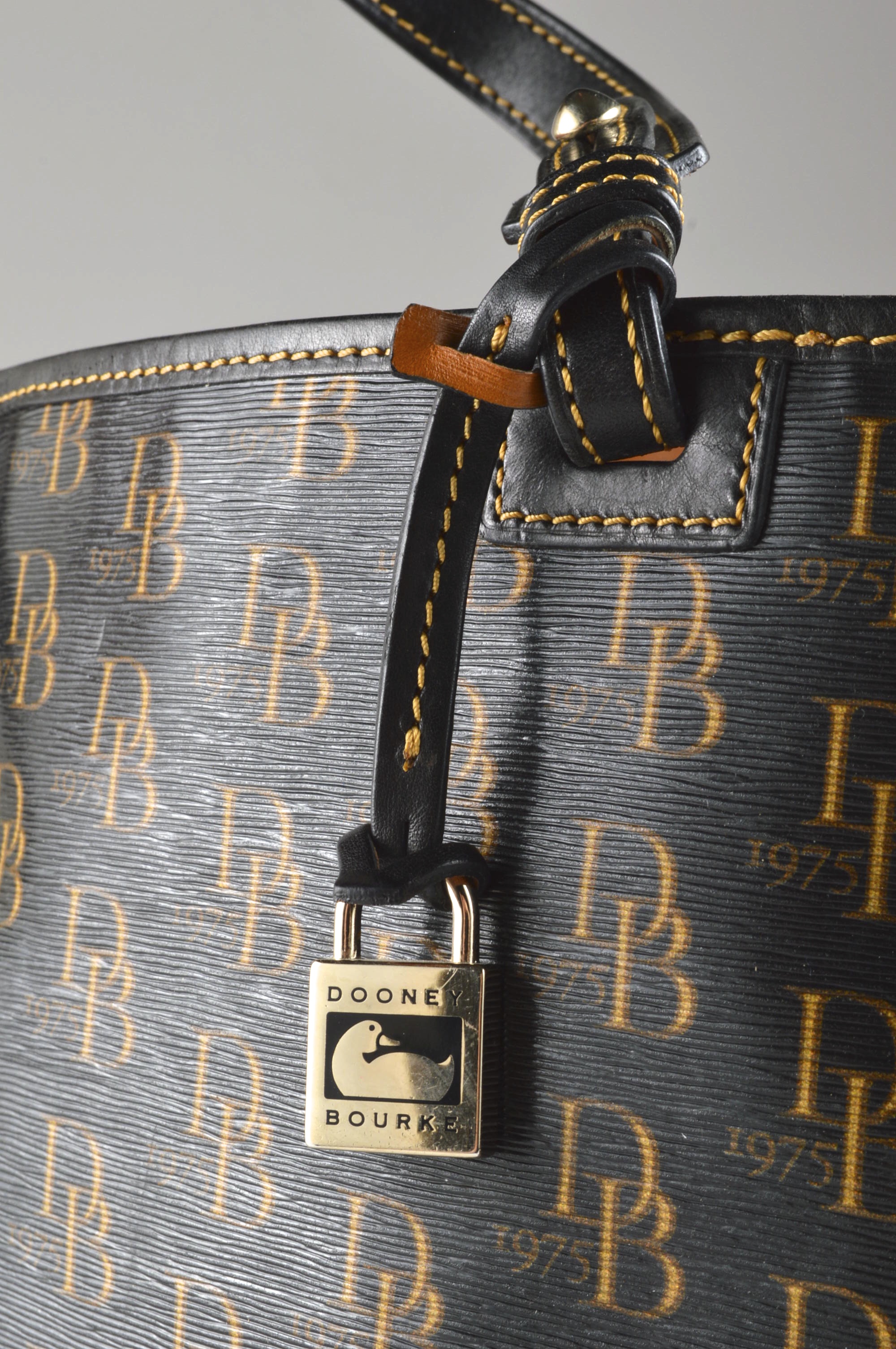 Dooney & Bourke 1975 Signature Series Logo Susanna Shoulder Bag