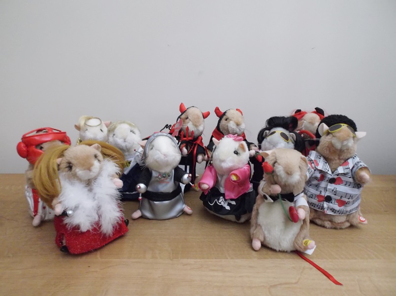 Collection of Twelve Dancing Hamster Toys 