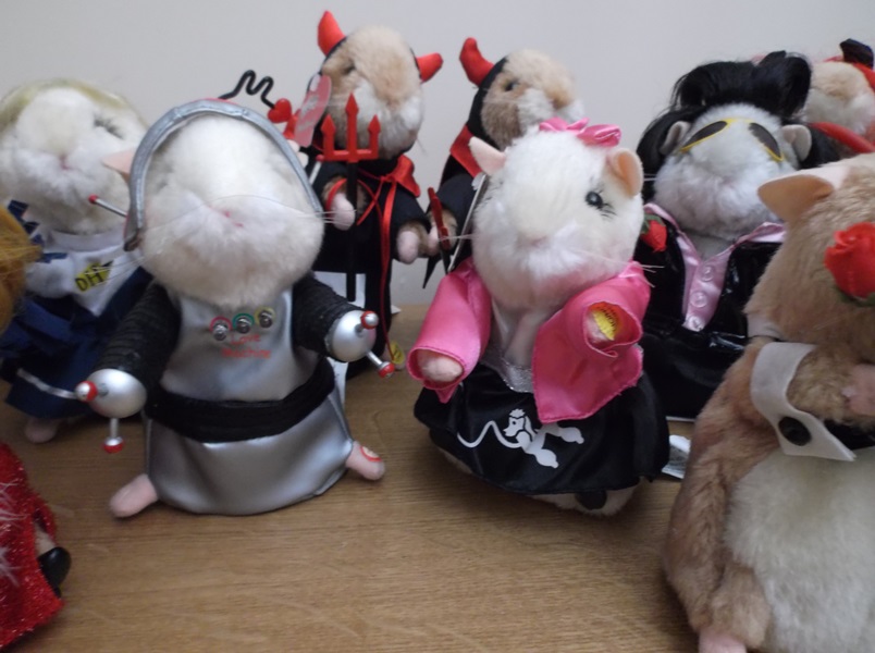 Collection of Twelve Dancing Hamster Toys 