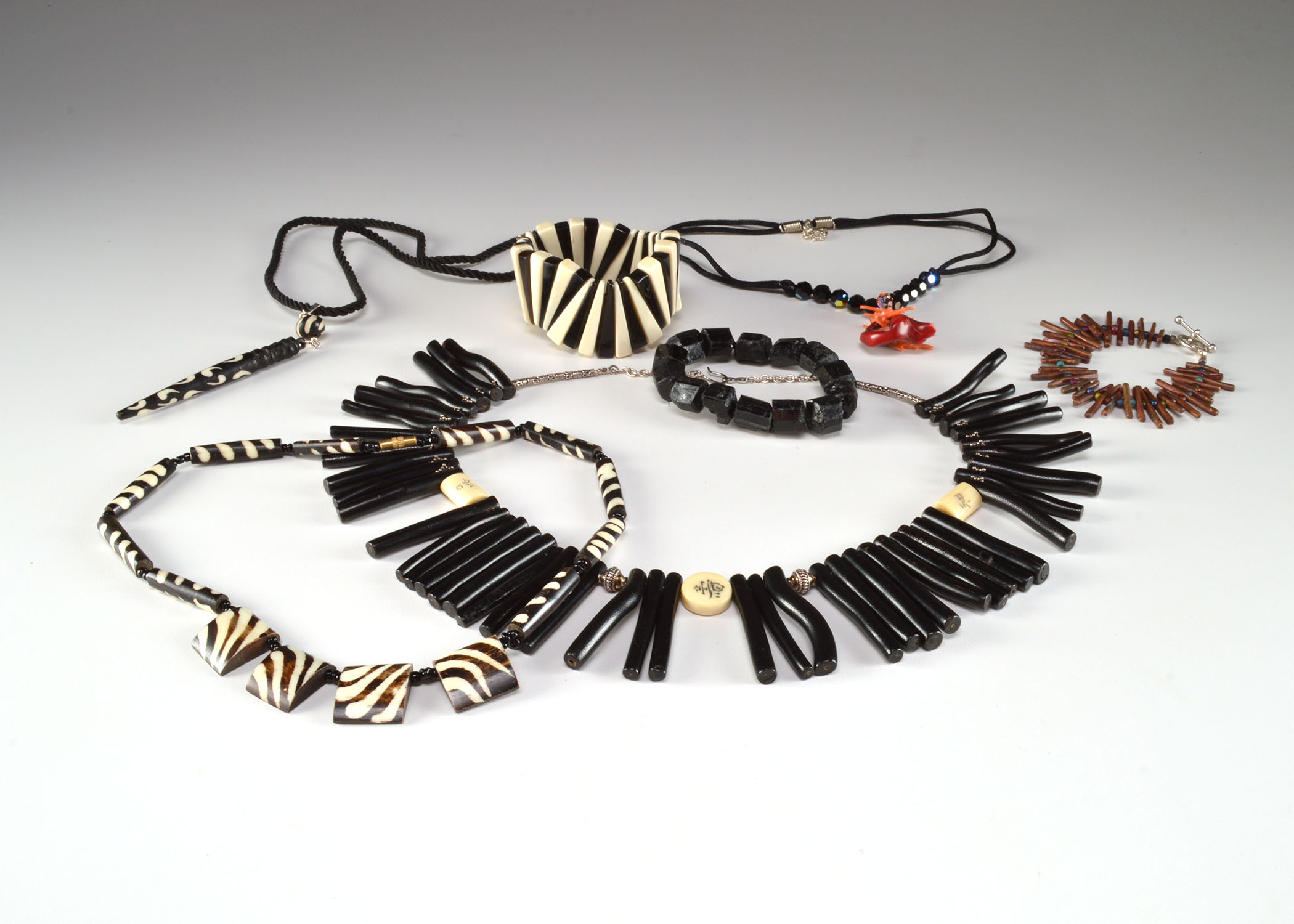 Assortment of Chunky Beaded Necklaces and Bracelets