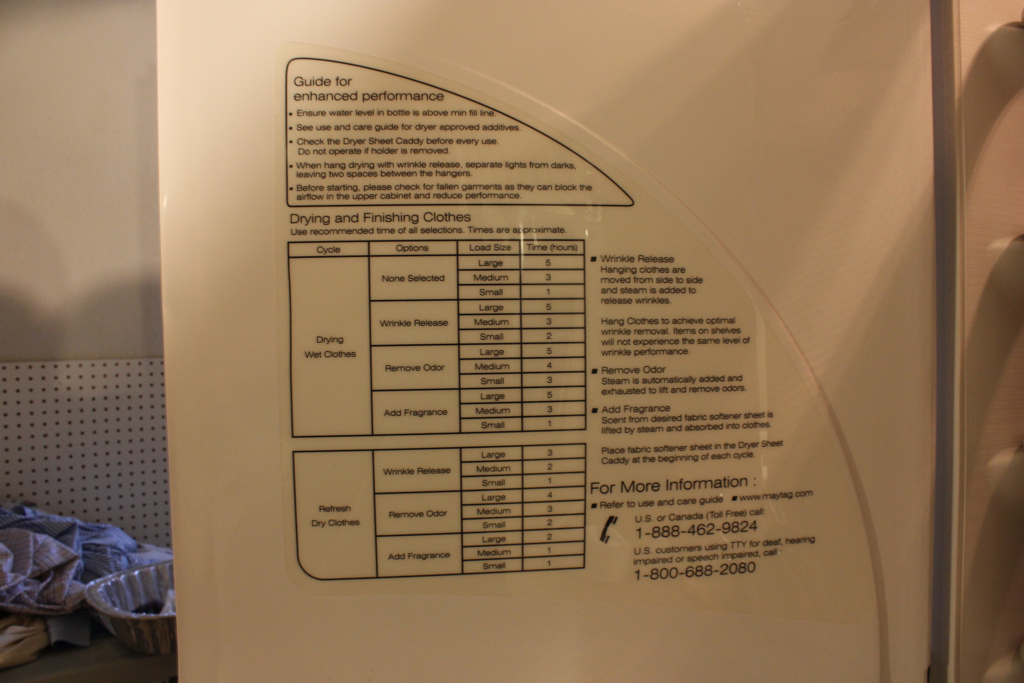 Maytag Neptune DC with Upper Drying Cabinet  