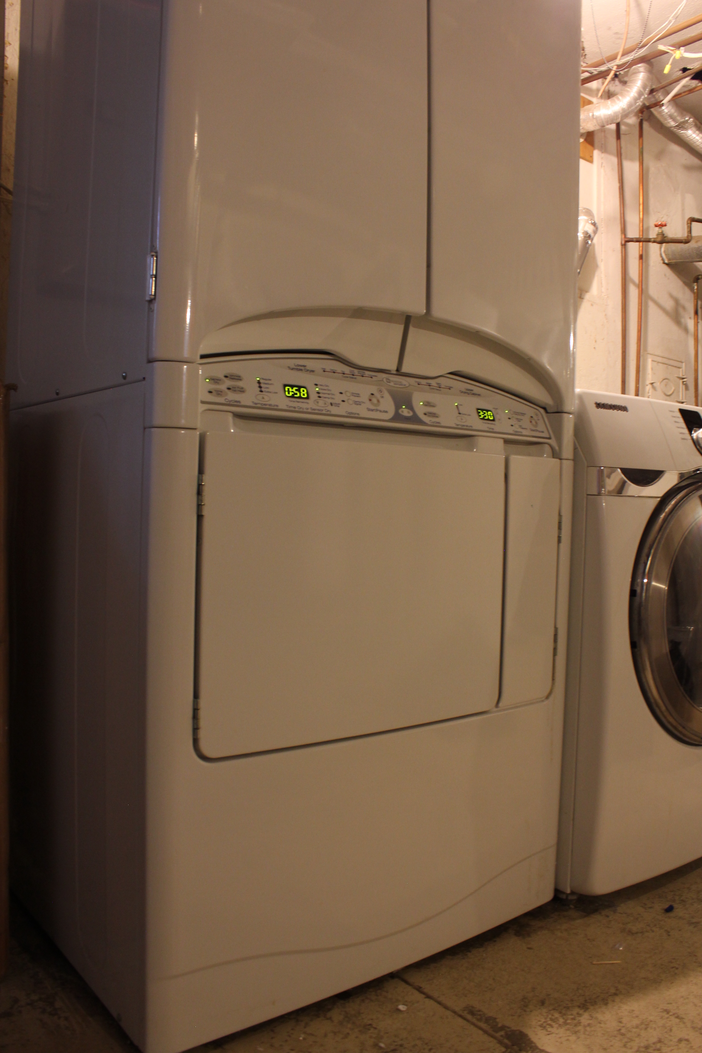 Maytag Neptune DC with Upper Drying Cabinet  