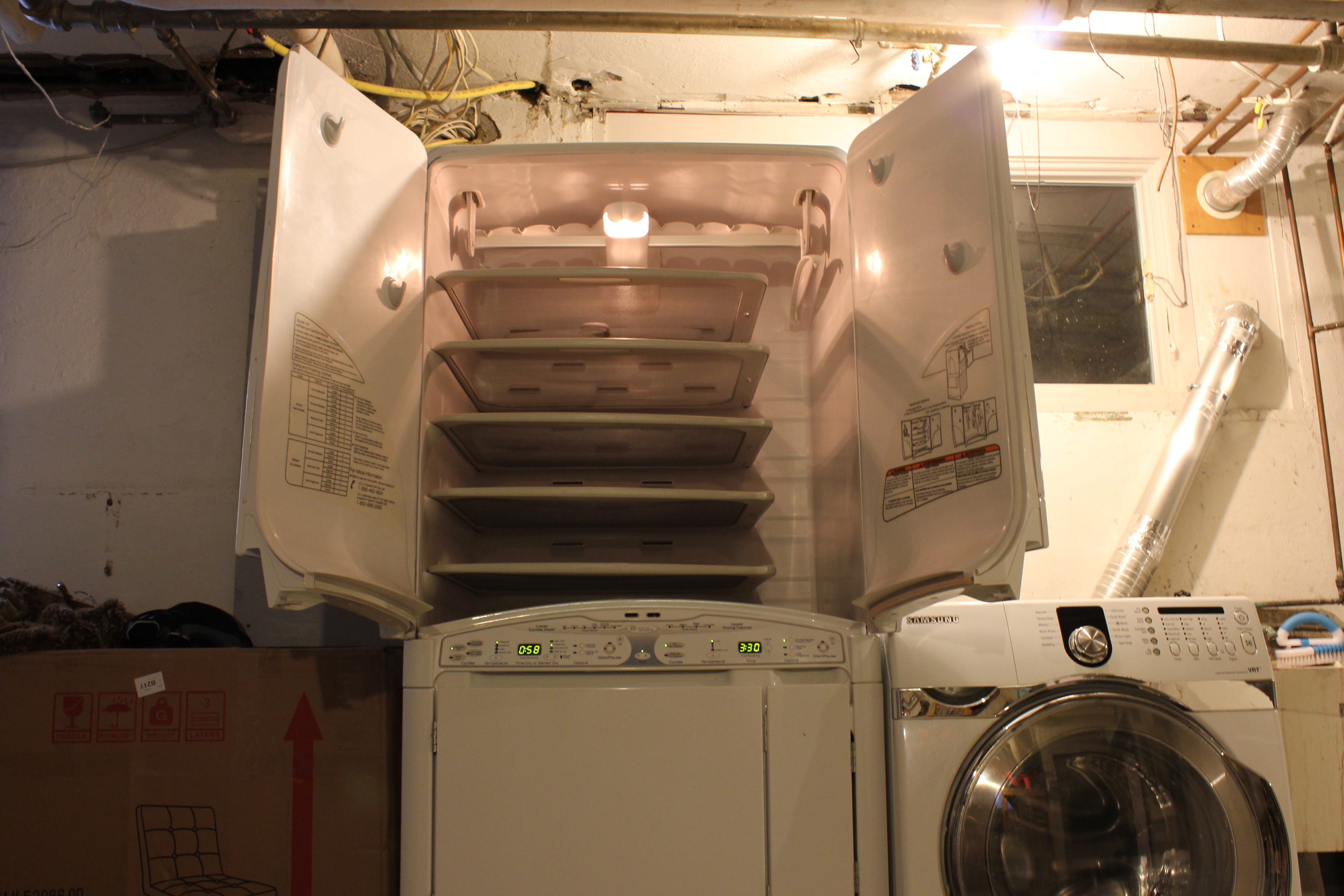 Maytag Neptune DC with Upper Drying Cabinet  